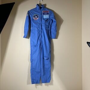 NASA Space Camp Jumpsuit Youth 16 Blue Flight Suit Space & Rocket Center Alabama